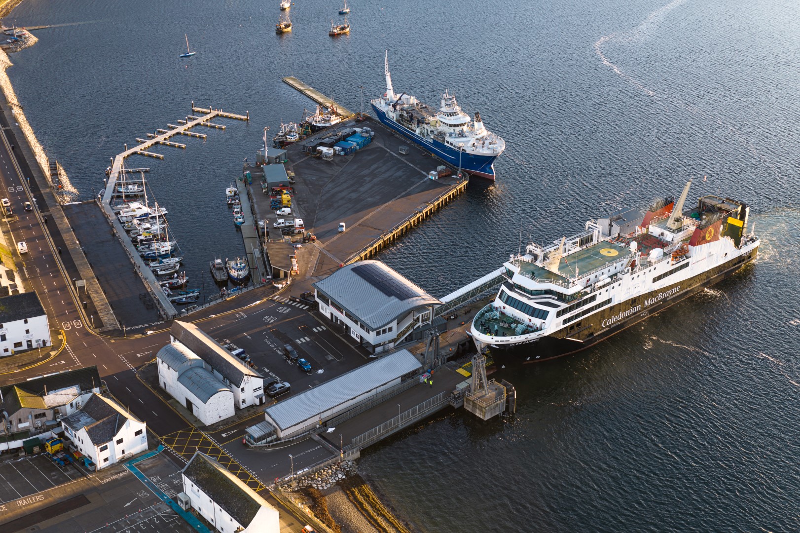 Glen Sannox at Ullapool Harbour